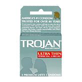 Trojan Condoms Ultra Thin Spermicidal Lubricant Full-Size Picture